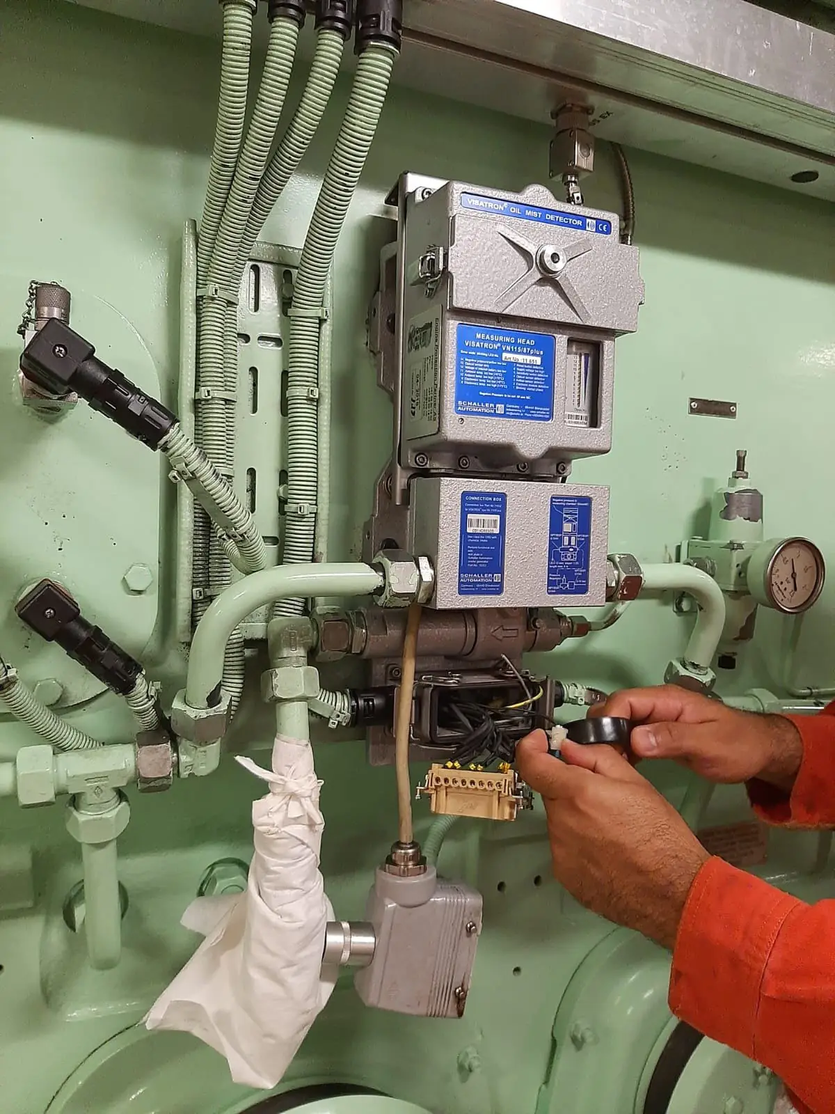 Manutenção Oil Mist Detector